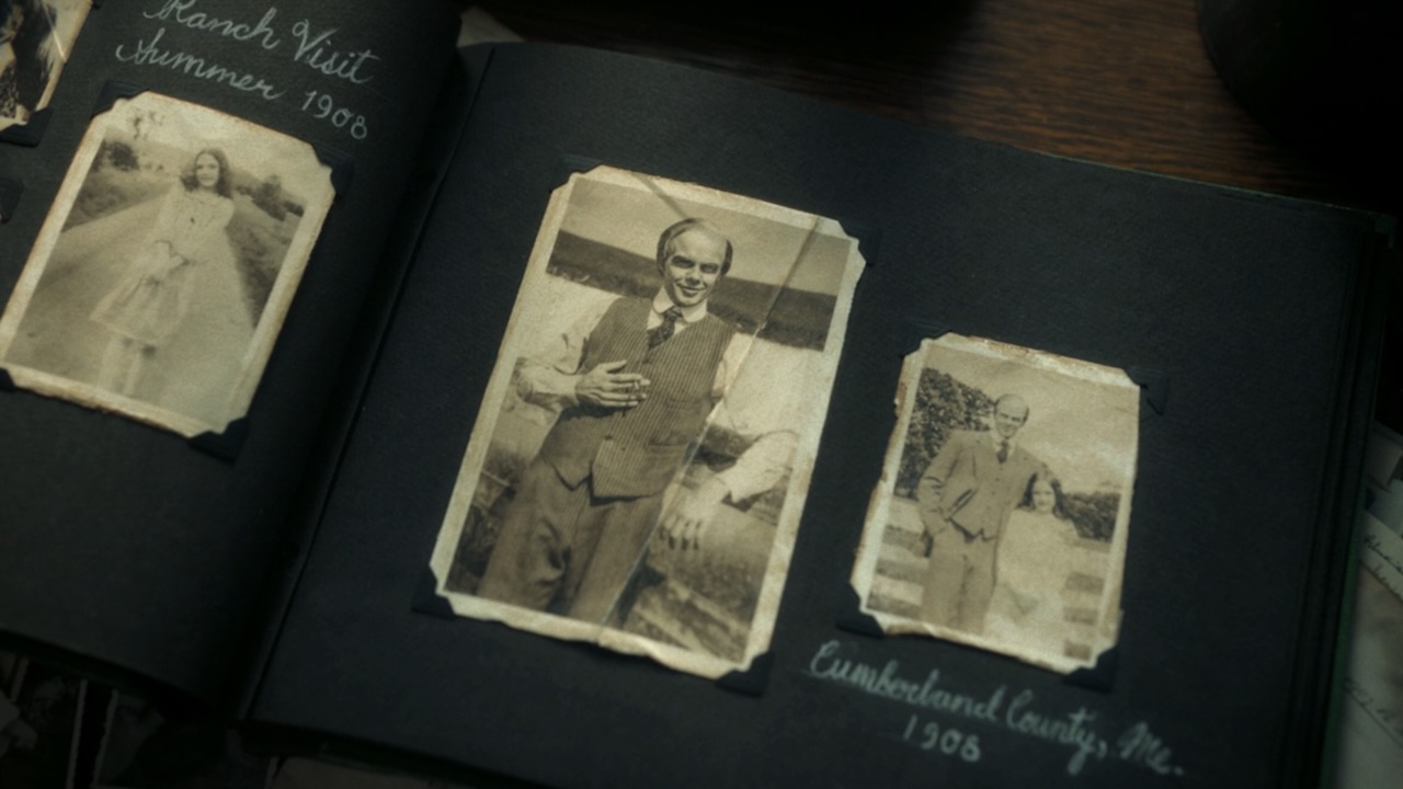 Photographs of Bob Gray and Ingrid in Cumberland County, Maine in IT: Welcome To Derry Episode 6