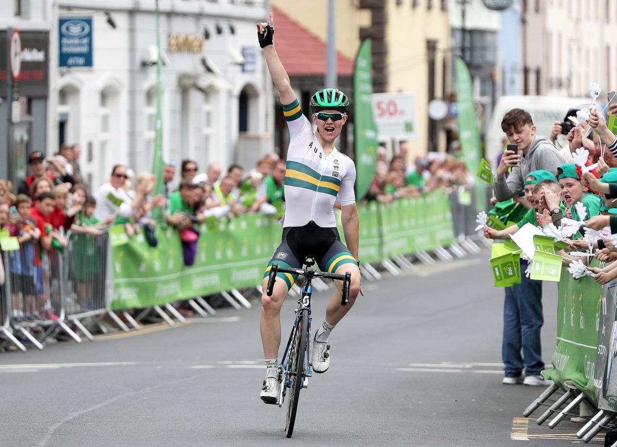 Michael Storer soloed to victory on stage 4 of the 2017 An Post Ras