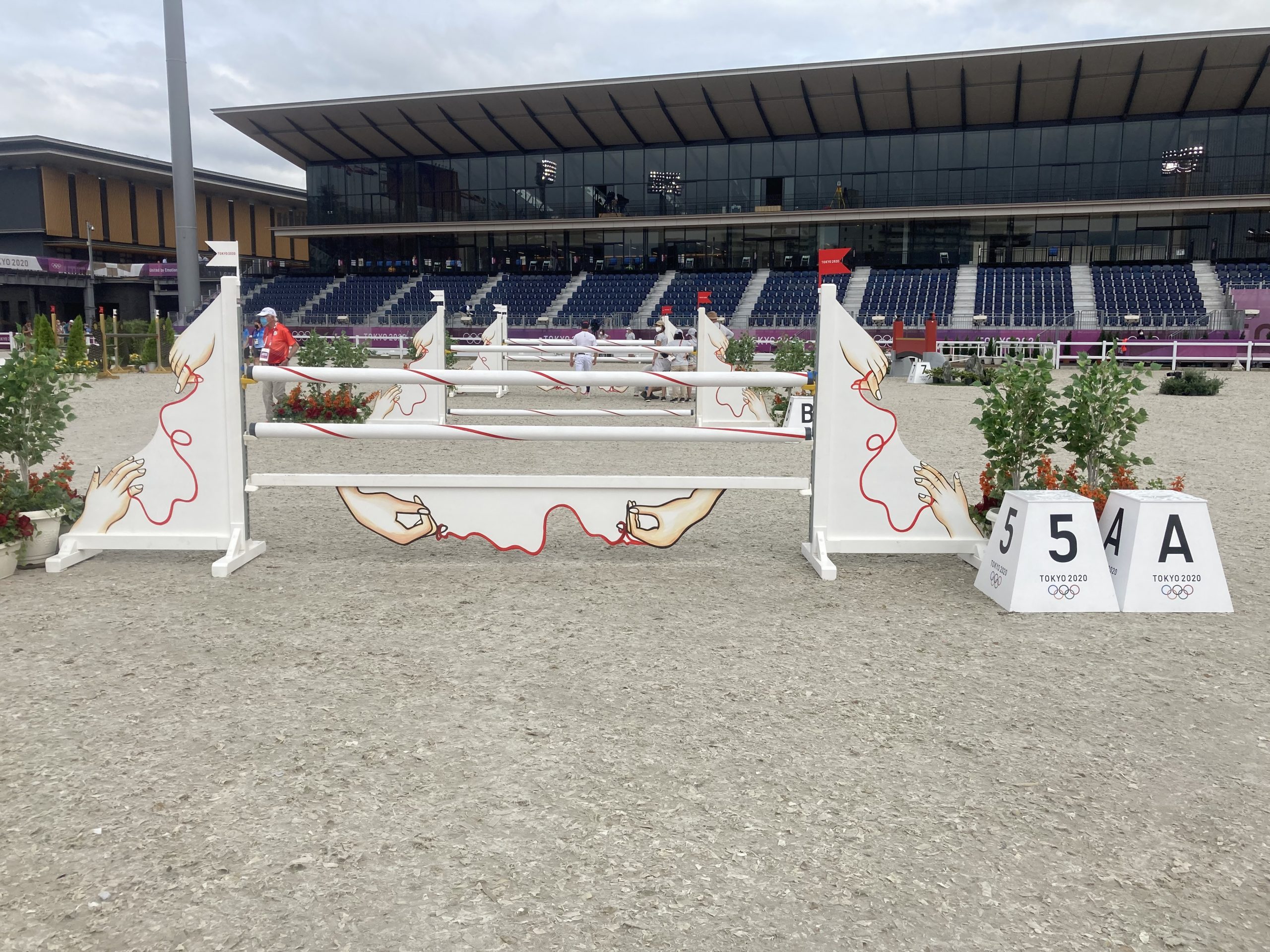 Olympic eventing showjumping