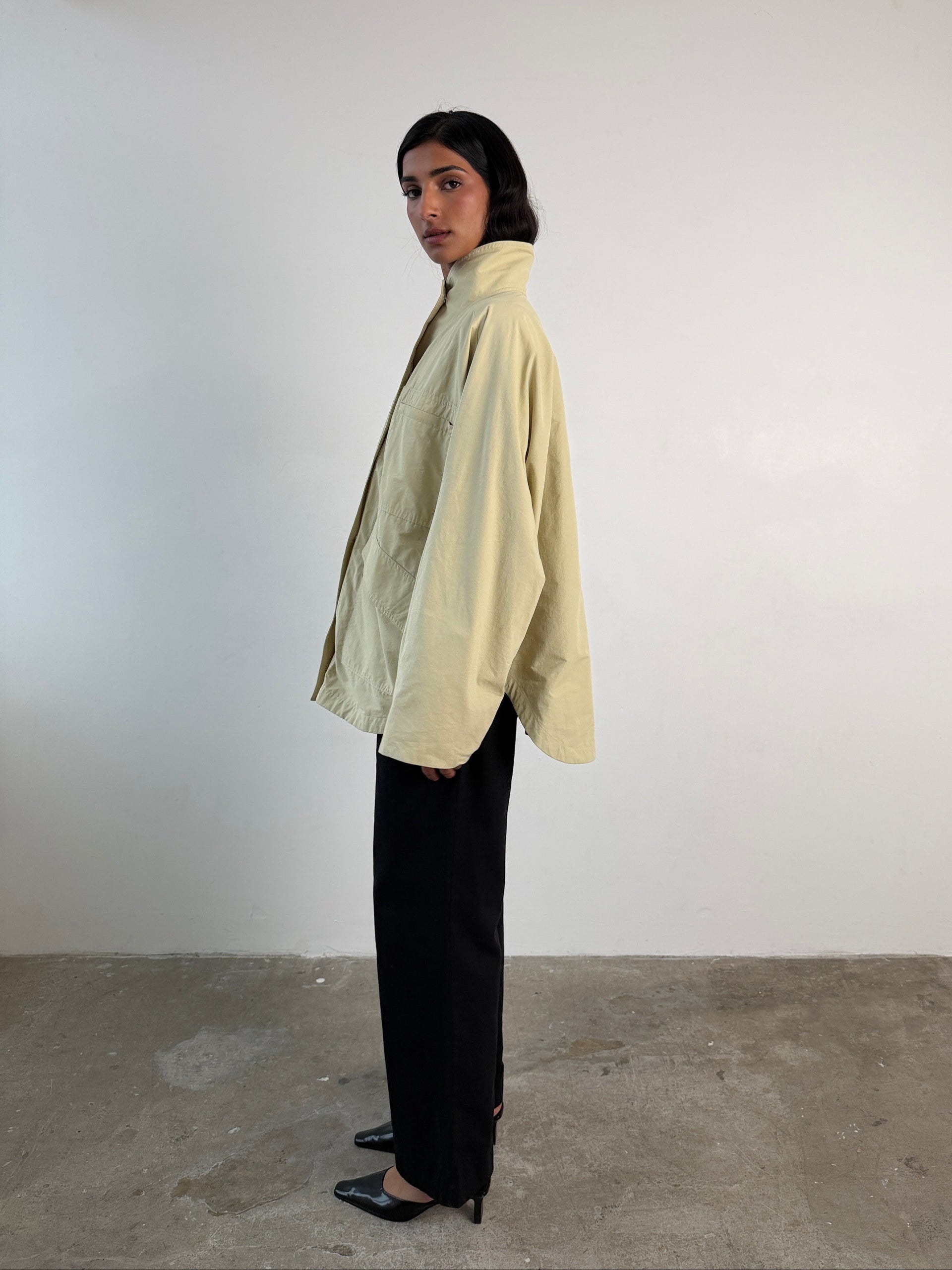 The Arden Coat in Canvas - Xs-S