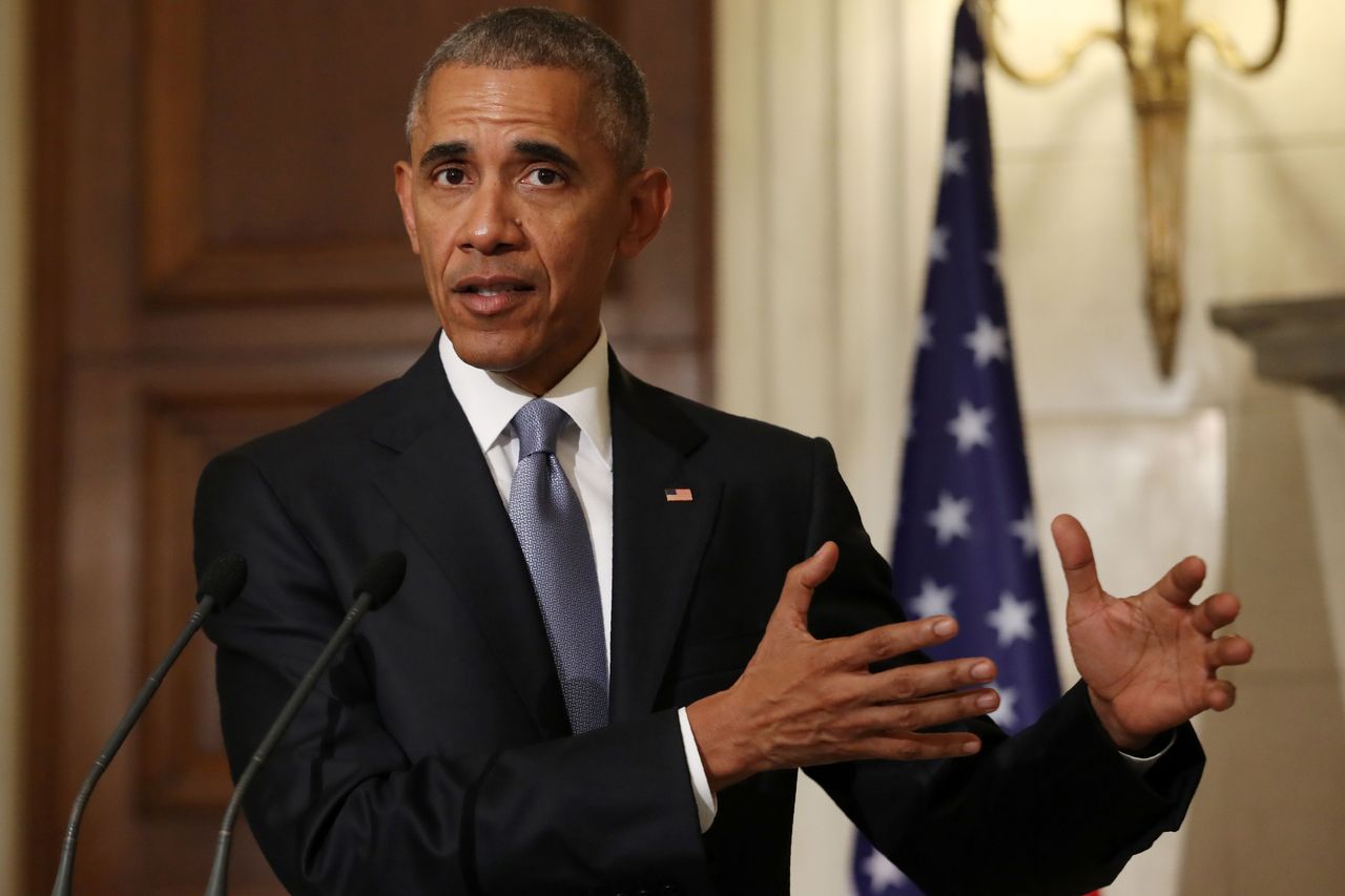 President Obama speaks in Athens