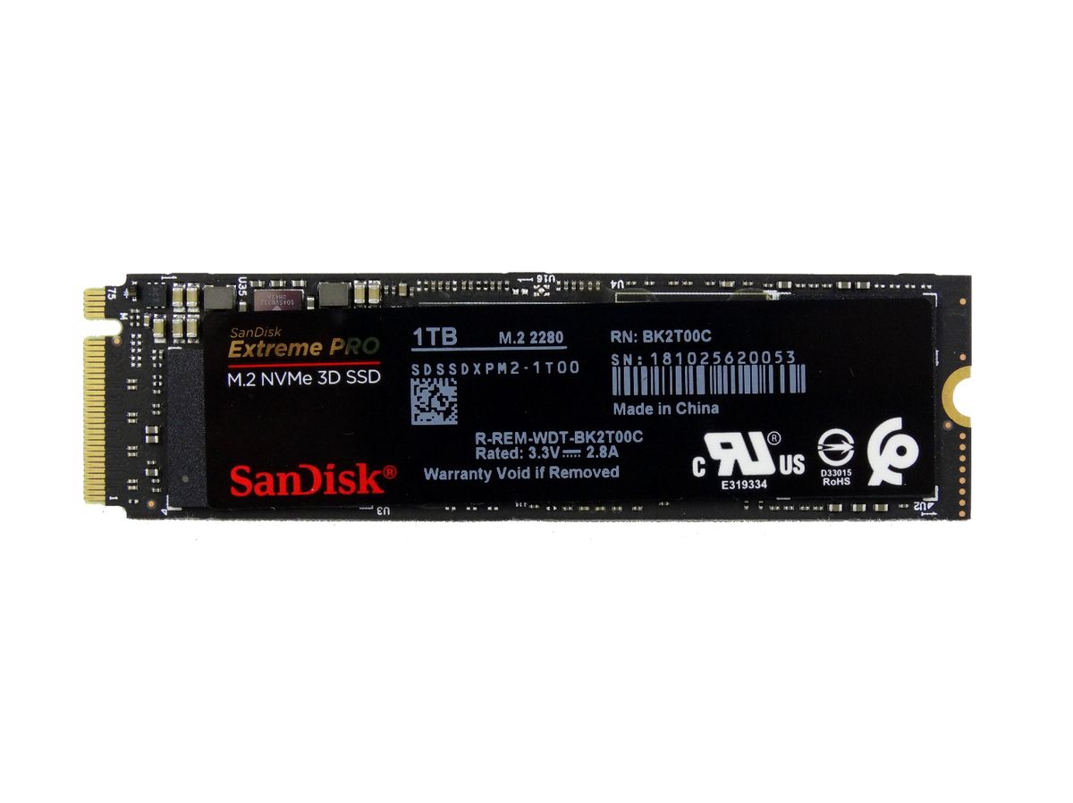 数量限定HOT1TB SSD SanDisk SDSSDXPM2-2T00-J25 外付けハードディスク・ドライブ