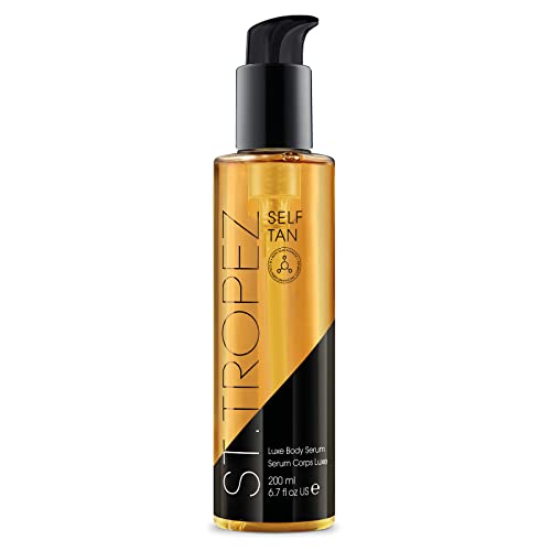 St.tropez Tan Luxe Body Serum, 5-In-1 Collagen Enhancing Self Tan, Niacinamide, Hyaluronic Acid, Vitamin C &amp;amp; E, Vegan, Natural &amp;amp; Cruelty Free, 200 Ml