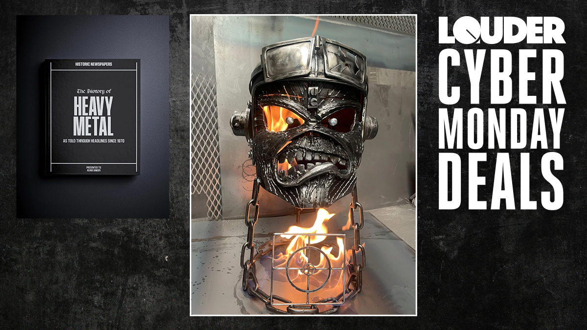 Have yourself a heavy metal Xmas and shop Etsy's Cyber Weekend sale - there's even an epic Iron Maiden wood burner up for grabs with 20% off
