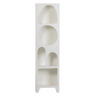 Wayfair Woood Display Cabinet on a white background
