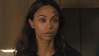Zoe Saldana in Lioness.