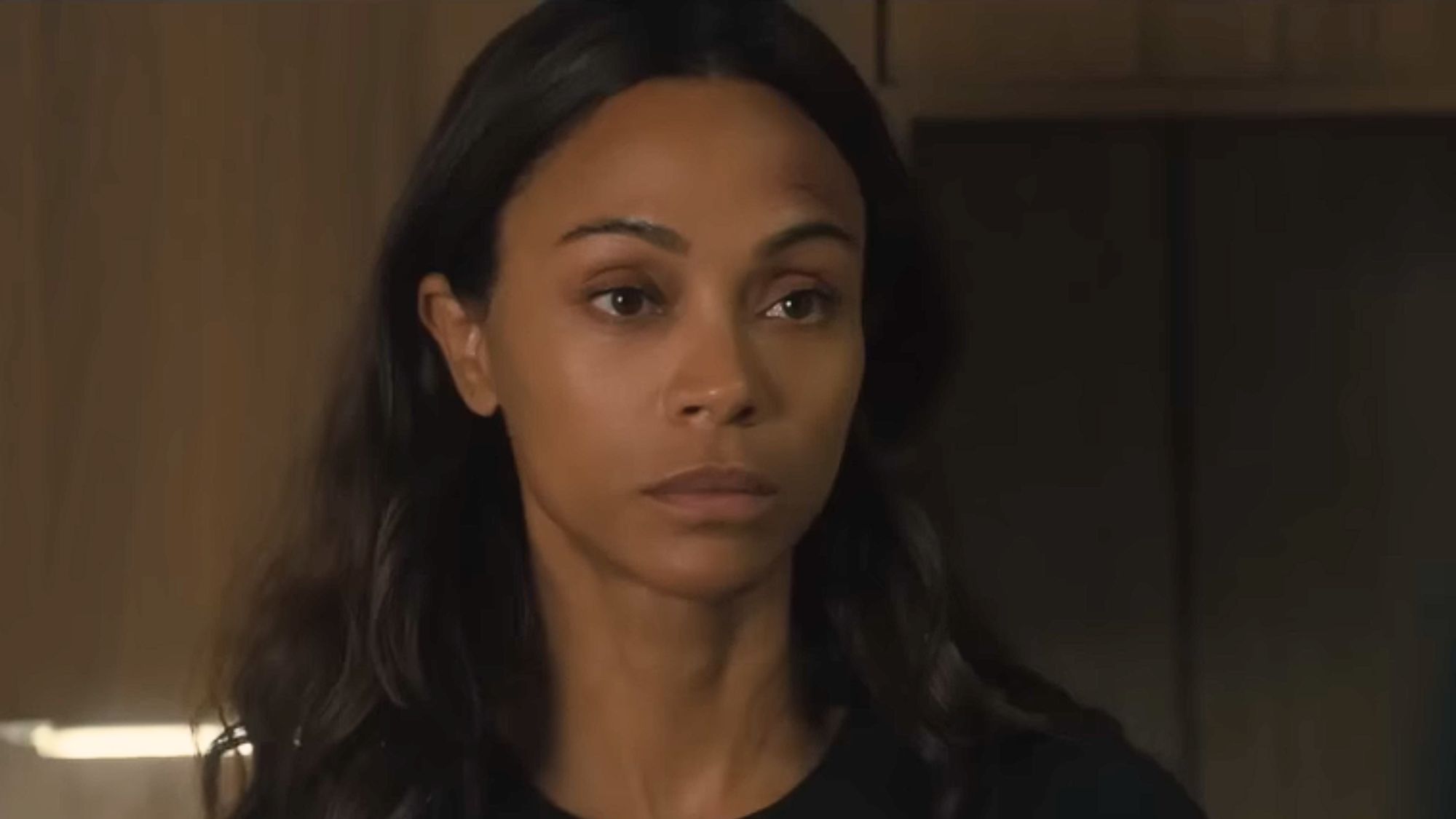 Zoe Saldana in Lioness. 
