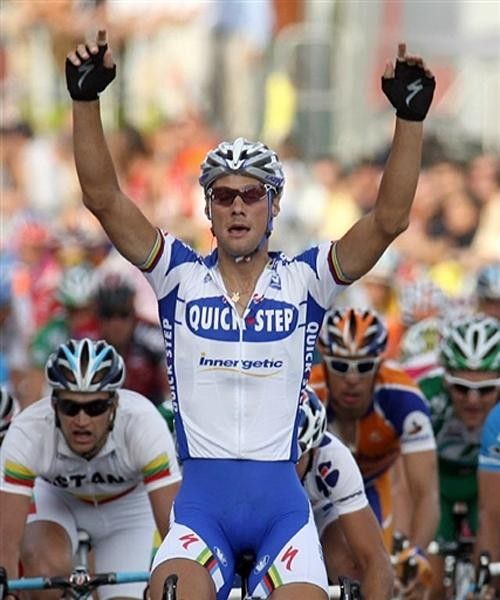 Tom Boonen (Quick Step) wins in Zamora.