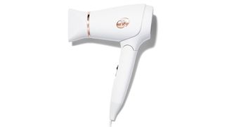 T3 Compact Travel Foldable Hair Dryer in White and Rose Gold