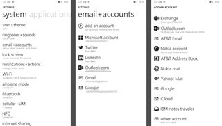 How to add Google account to Windows Phone