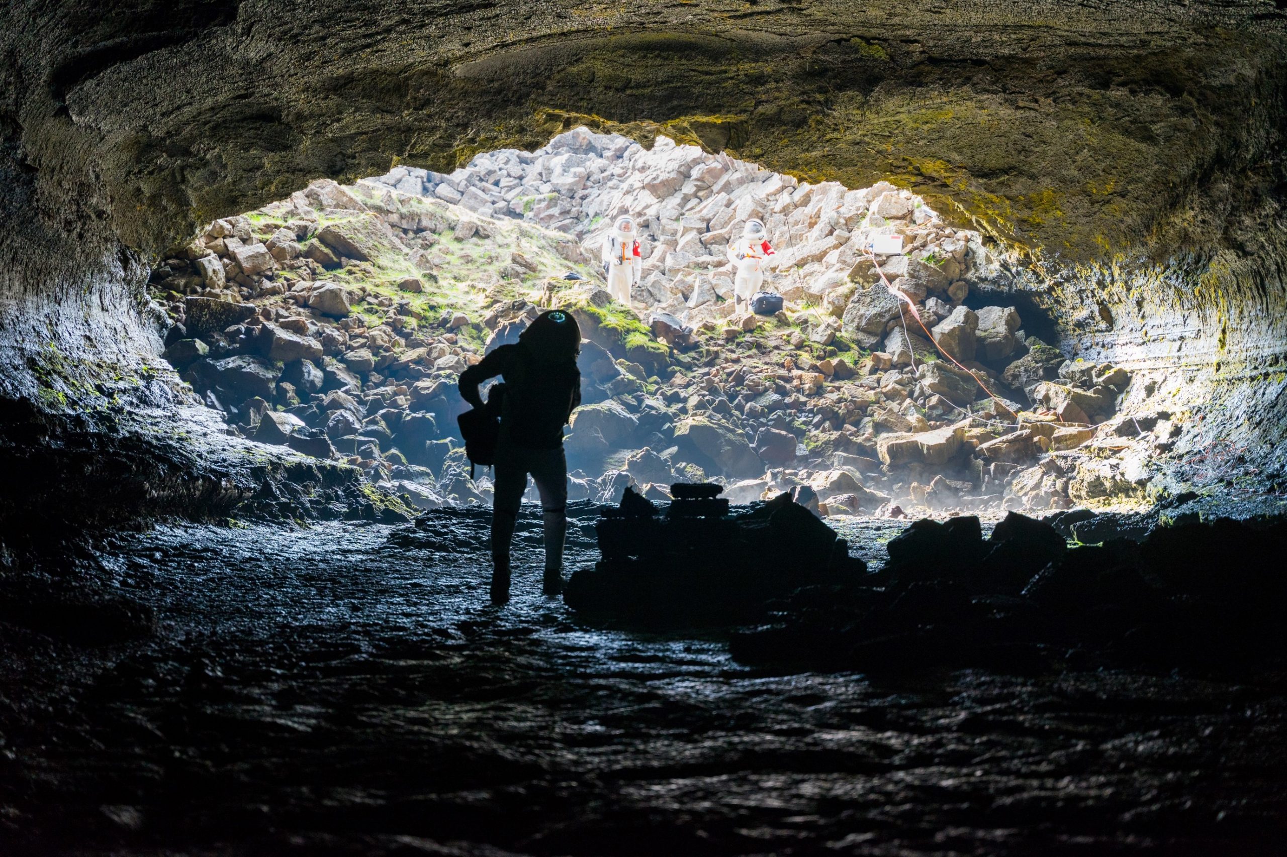 The CHILL-ICE project is constructing a lunar-analogue habitat inside a lava tube in Iceland.