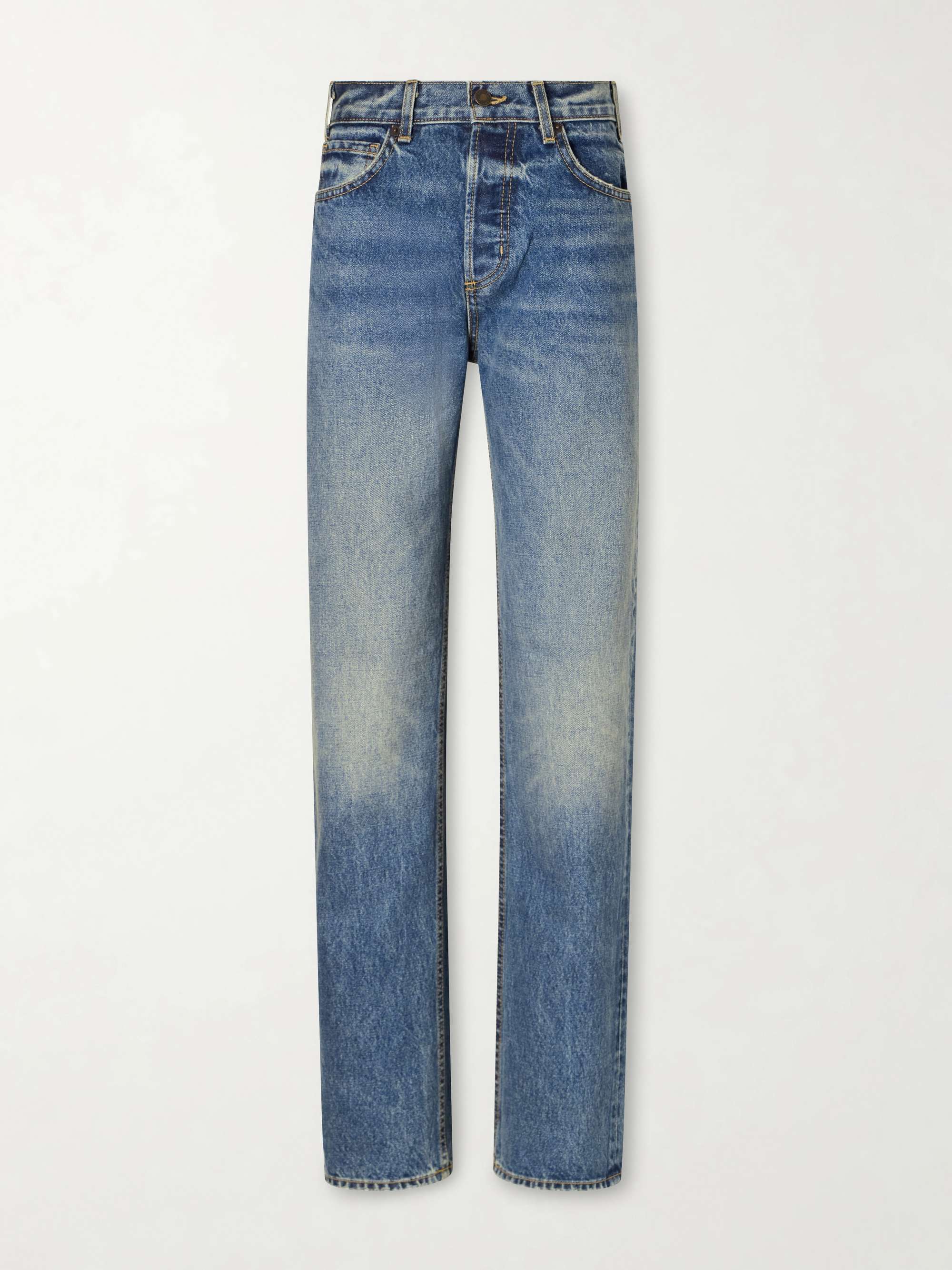Briana Cotton Straight-Leg Jeans