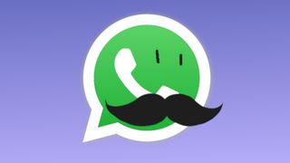 The Whatsapp logo in disguise, with a big moustache..