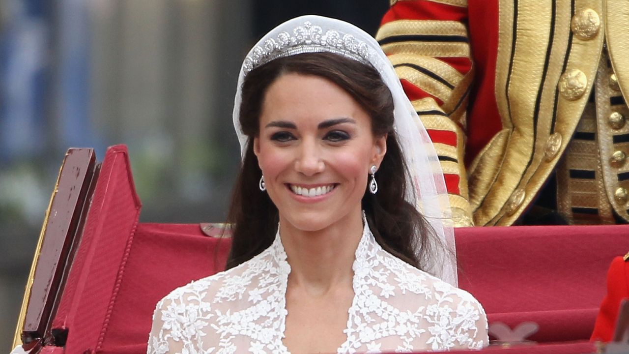 Kate Middleton on her wedding day in 2011