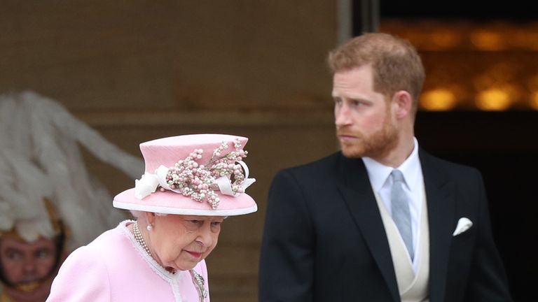 Prince Harry shows support for Queen by renewing UK lease