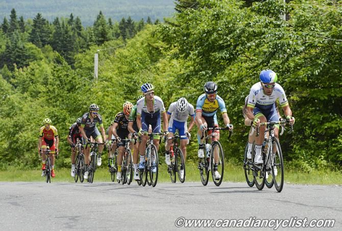 Svein Tuft (Orica GreenEDGE) just before launching his attack