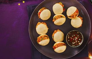 by Sainsbury’s Sweet & Smoky BBQ Jackfruit Bao Buns, £3.30