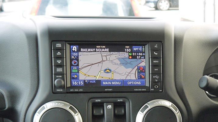 The sat nav was dated, but did the job