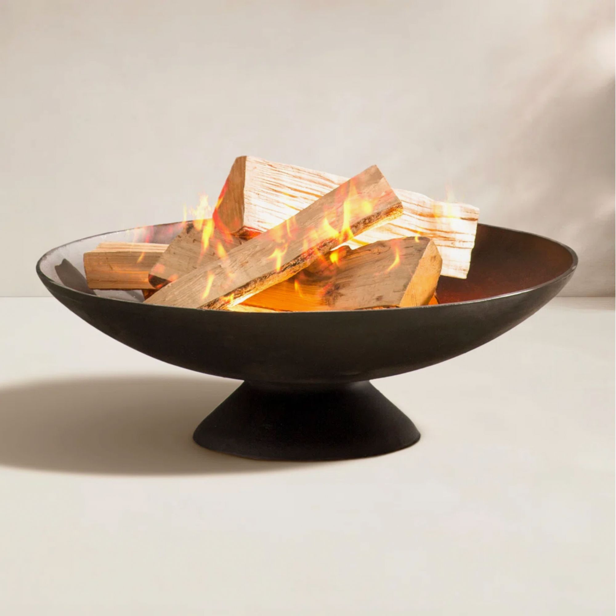 log fire pit