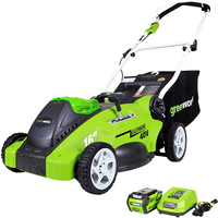 Greenworks 40V 16" Cordless Electric Lawn Mower | Was $299