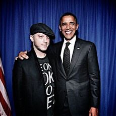 DJ Adam 12 with Barack Obama