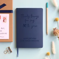13. Personalized 30 Things For 30th Year Planner: View at Not On The High Street