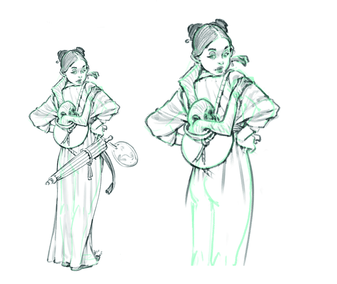 Drawing from a Character art tutorial