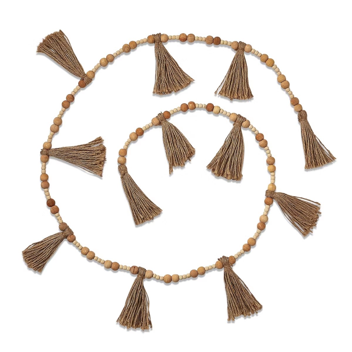 Tagltd, Bead and Jute Tassel Garland