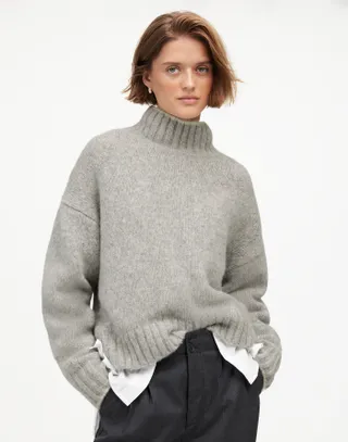 Madewell, Chunky-Knit Alpaca-Blend Turtleneck