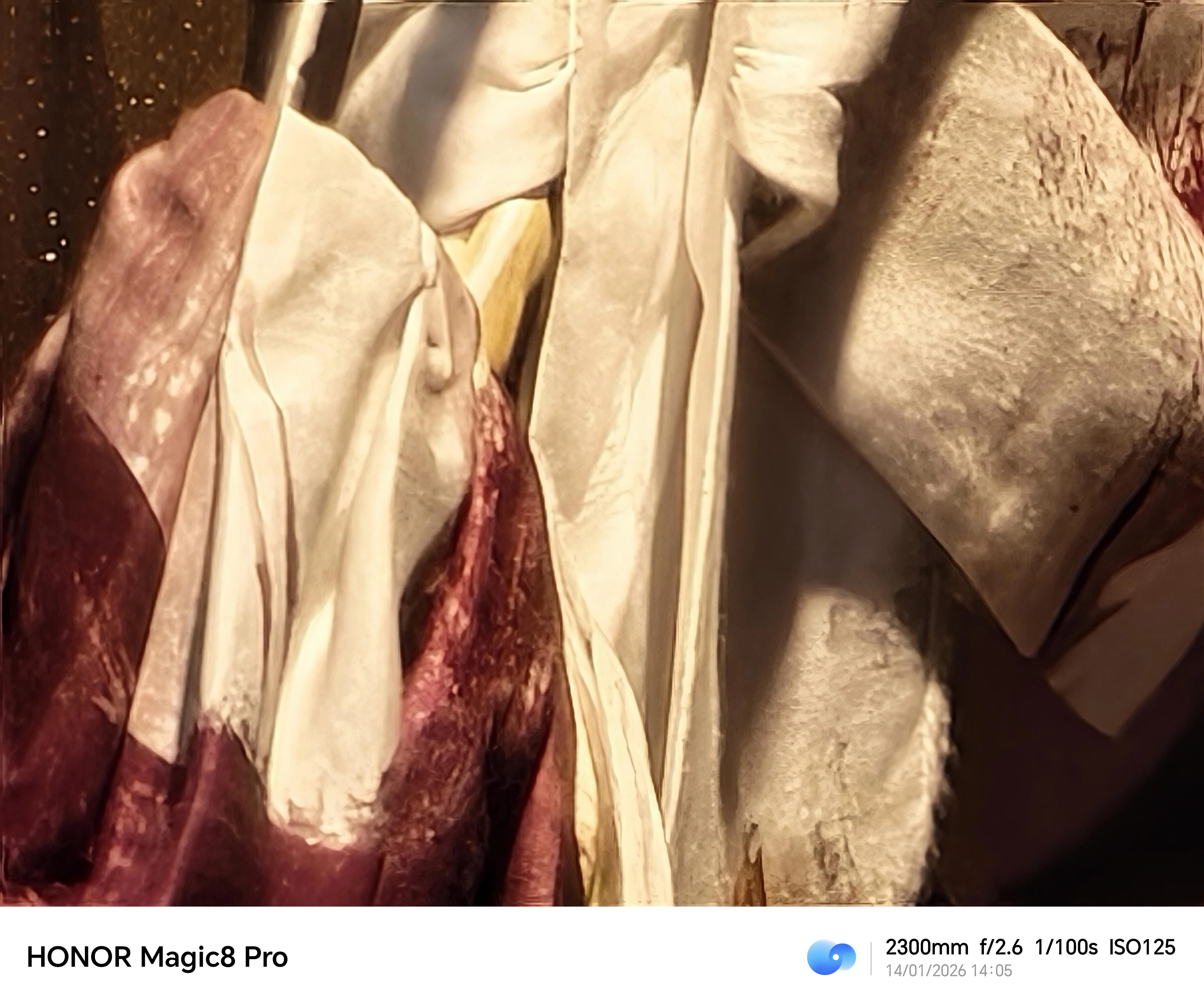 Honor Magic 8 Pro camera sample Liberty atrium 100x zoom AI upscale