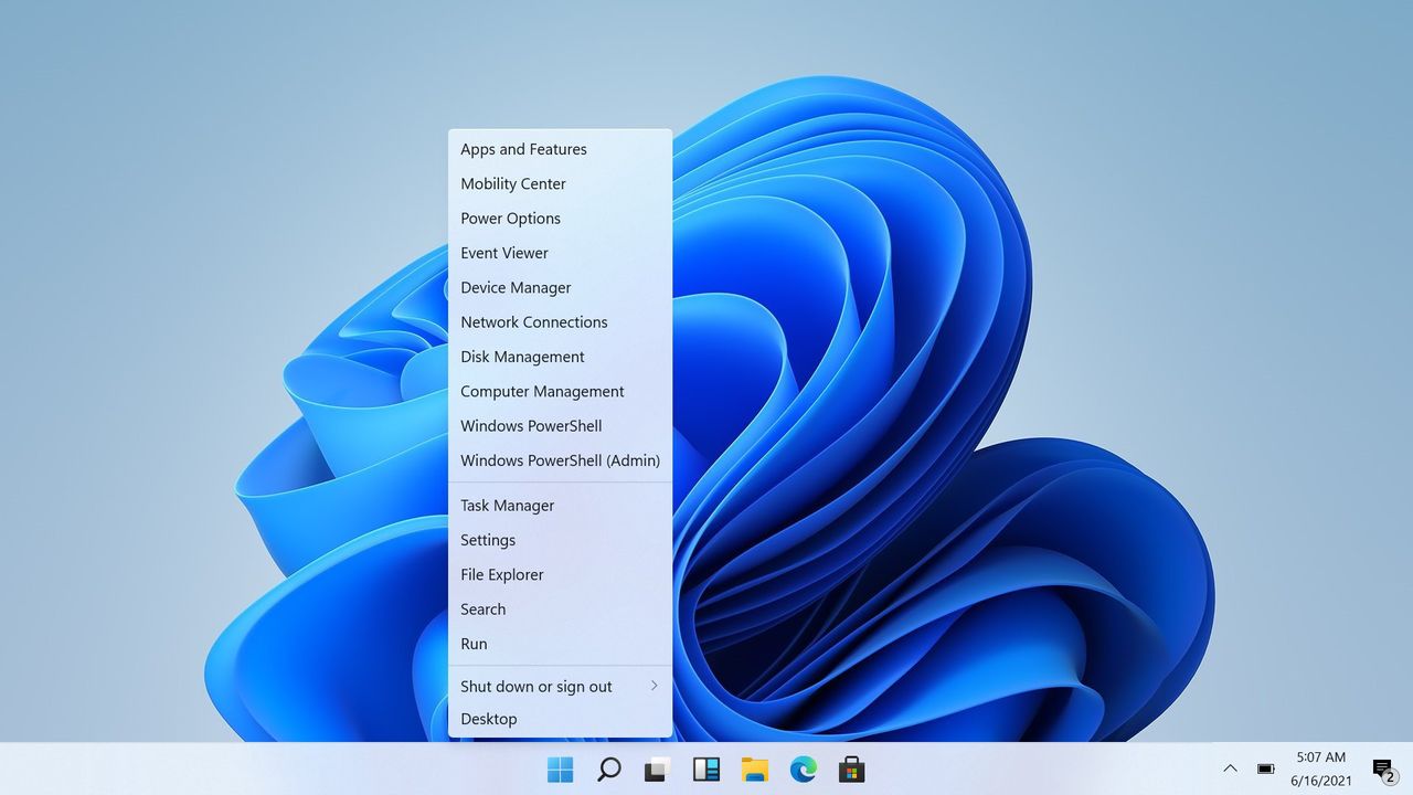 Windows 11 Winx Menu