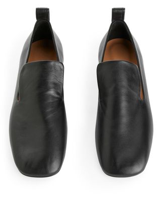 Leather Loafers - Black - Arket Gb