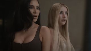 Kim Kardashian and Emma Roberts in AHS: Delicate