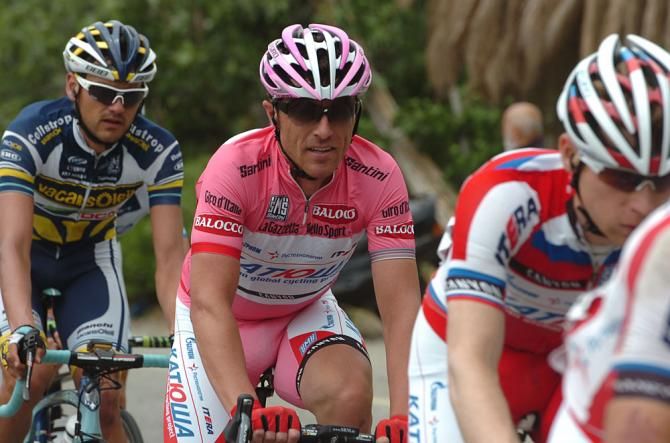 Overall race leader Luca Paolini