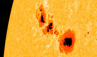 Sunspot 1302 has already produced two X-class flares.