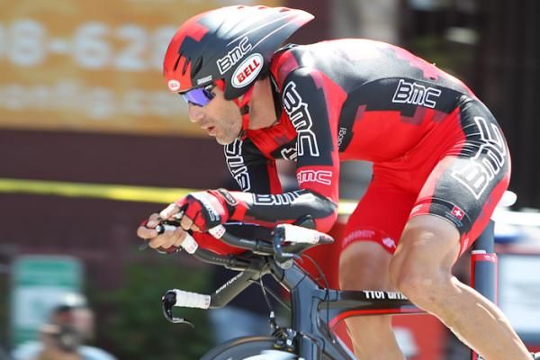 BMC's George Hincapie was a crowd favourite.