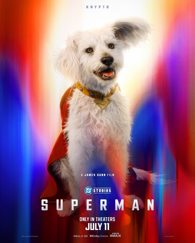 Krypto on Superman poster