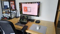 The Acer CE320QK X monitor on a desk