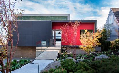 The ‘Red Residence’ is a modernist property on the West Vancouver Museum’s West Coast Modern Home for 2018