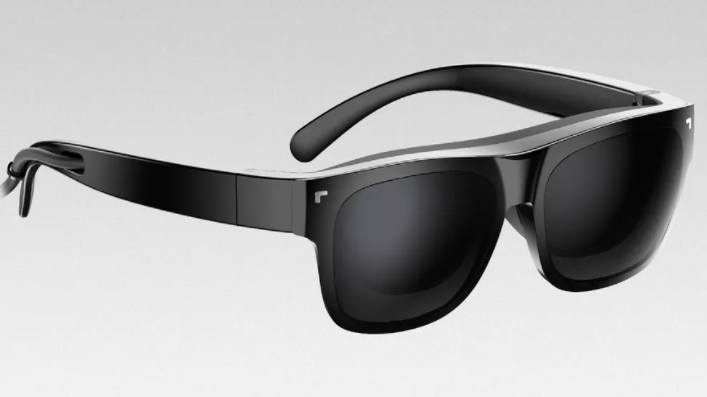 The TCL NXTWEAR AIR in black, against a grey background