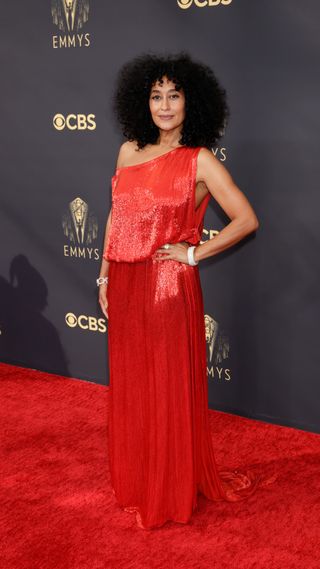 Tracee Ellis Ross on the Emmy red carpet