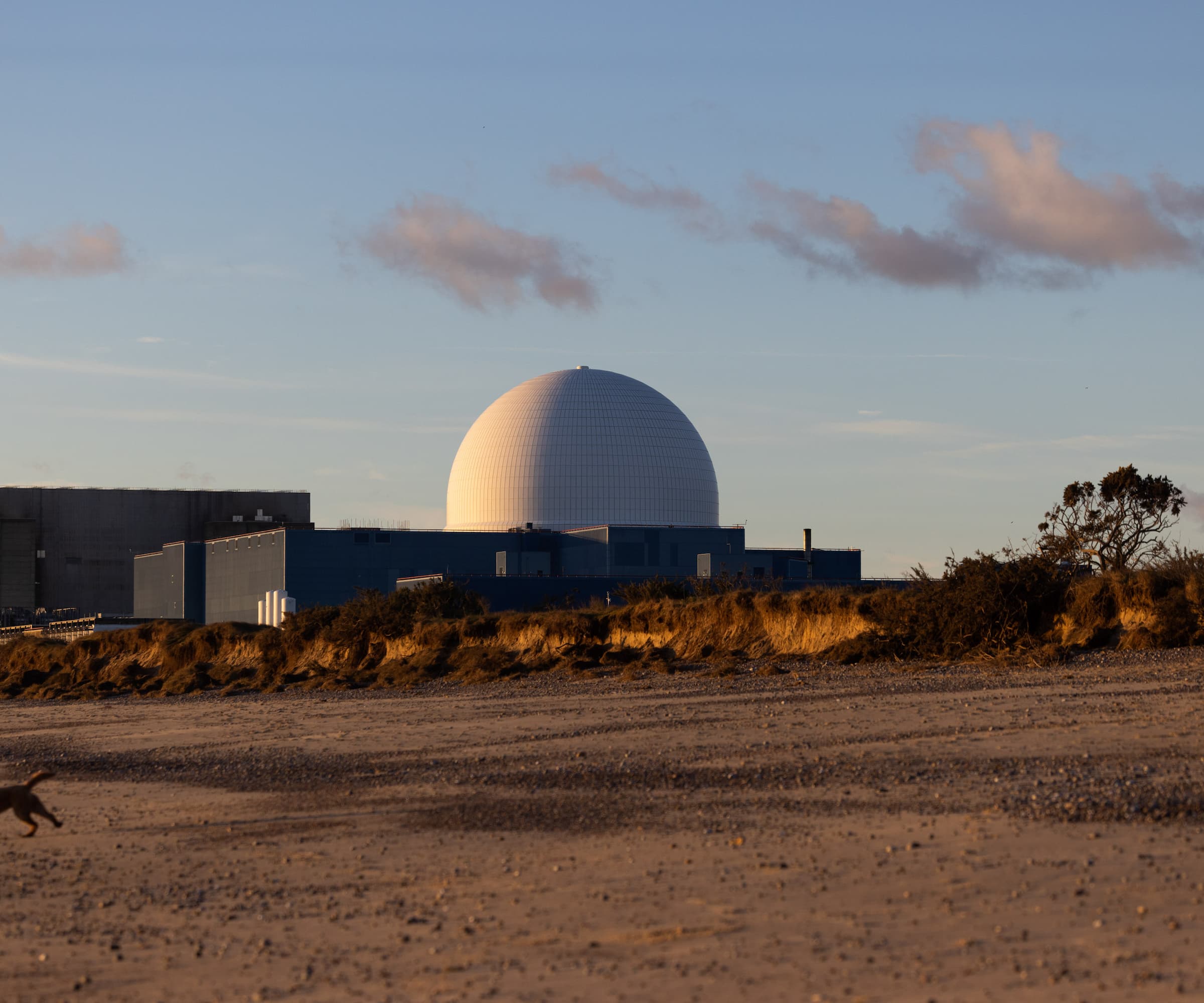 Een kerncentrale in Sizewell, VK