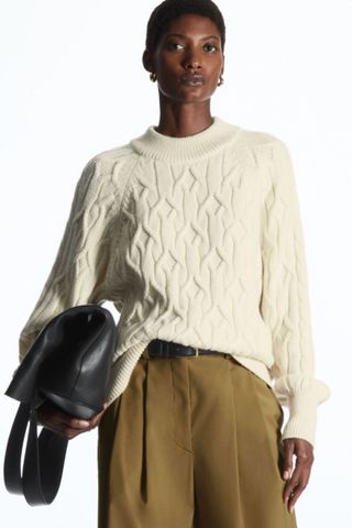 Cos Cable Knit Jumper