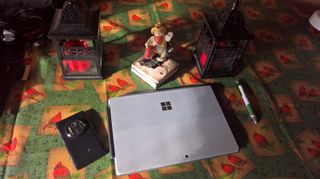 My Surface Pro 2017 sits beside my Lumia 1020, which I still use.