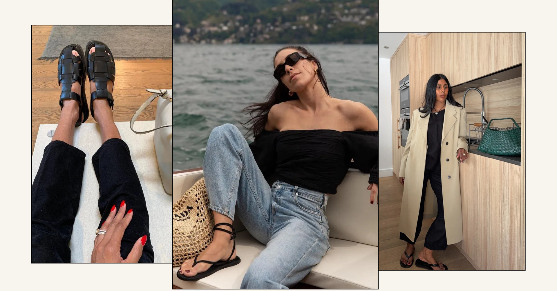 Shop the Best Black Leather Flats Sandals for Summer 2025