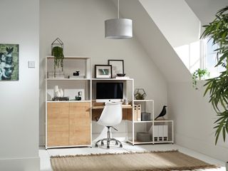 home office ideas - shelving unit