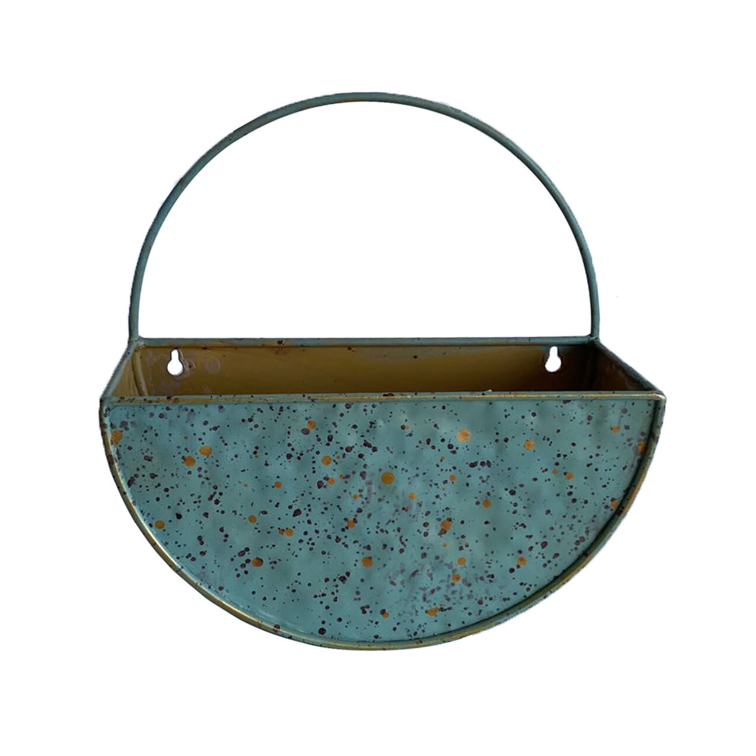 A metal planter from the range