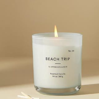 A bedside candle