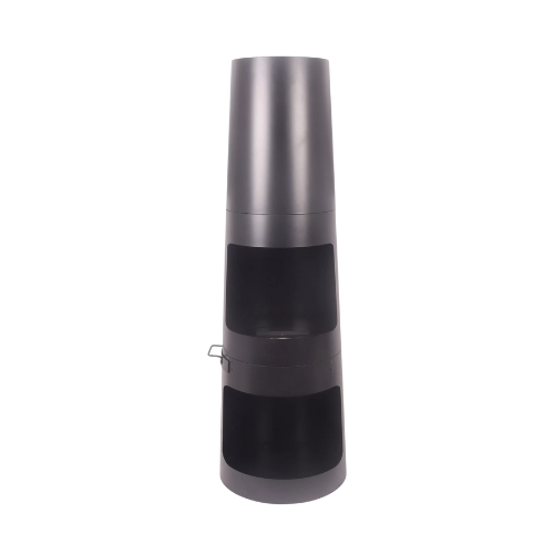 Lg Outdoor Casa Mia Primo Chiminea Bbq Firepit, Matt Black