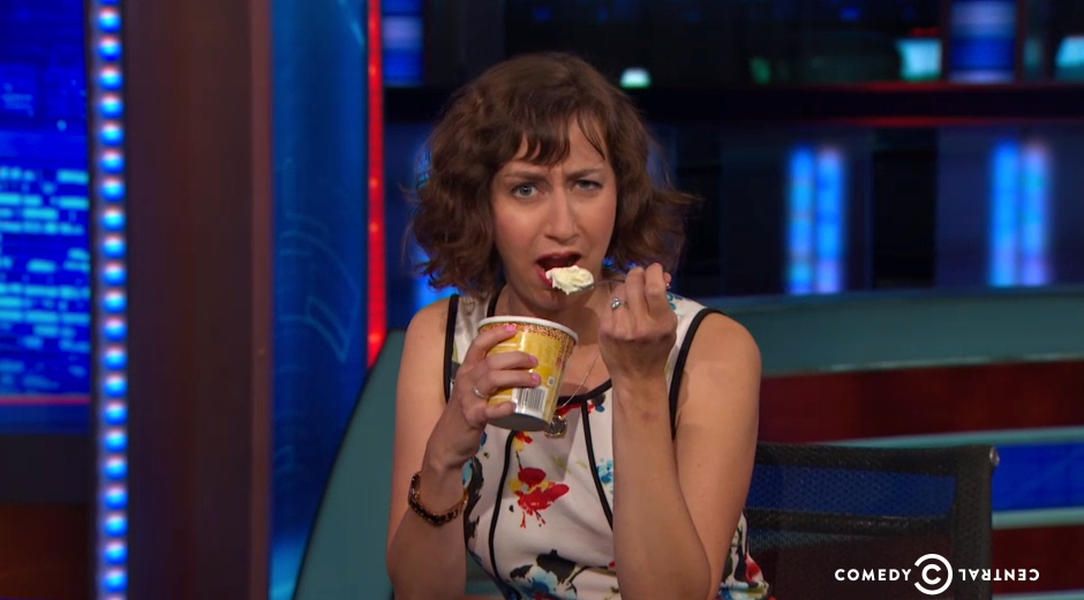 The Daily Show has Kristen Schaal explain the GOP&amp;#039;s &amp;#039;winning the lady vote&amp;#039; ad campaign